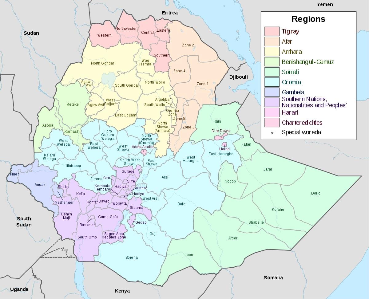 Ethiopia, hawassa ramani