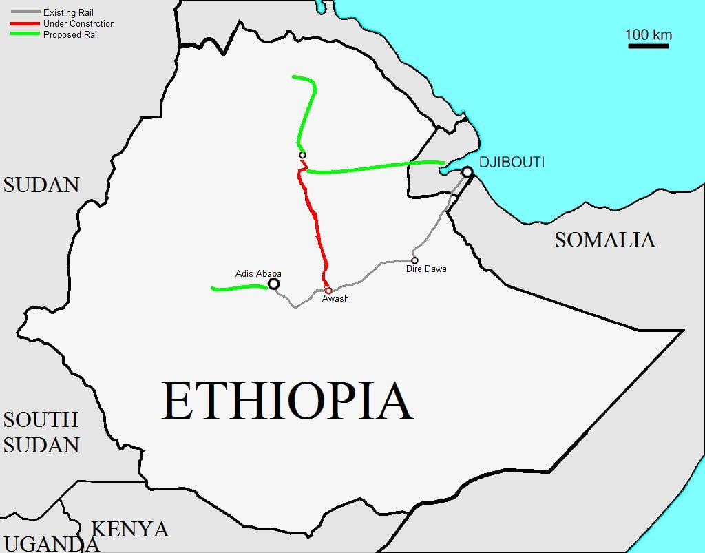 Ethiopia reli ya ramani