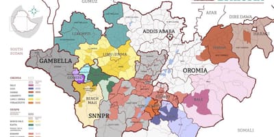 Ramani ya Ethiopia kahawa
