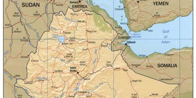 Ramani ya Ethiopia ramani ya tovuti ya shirika