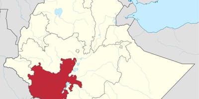 Ramani ya afrika ya Ethiopia