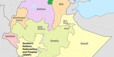 Ethiopia, tigray ramani