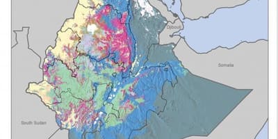 Ramani ya udongo ramani ya Ethiopia